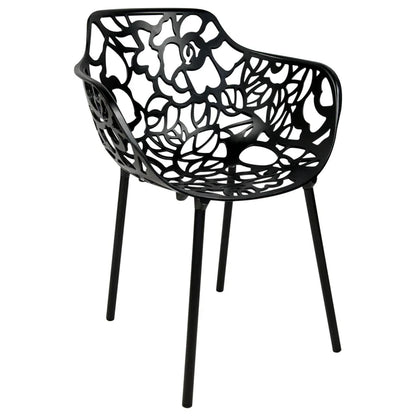 LM  Modern Devon Aluminum Armchair