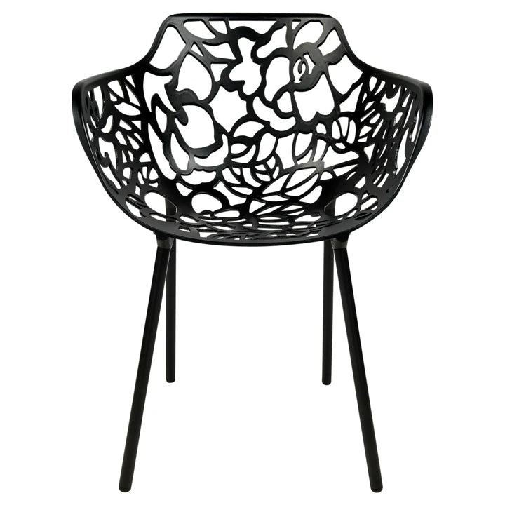 LM  Modern Devon Aluminum Armchair