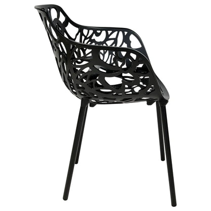 LM  Modern Devon Aluminum Armchair