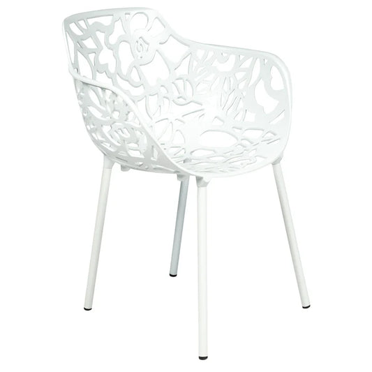 LM  Modern Devon Aluminum Armchair