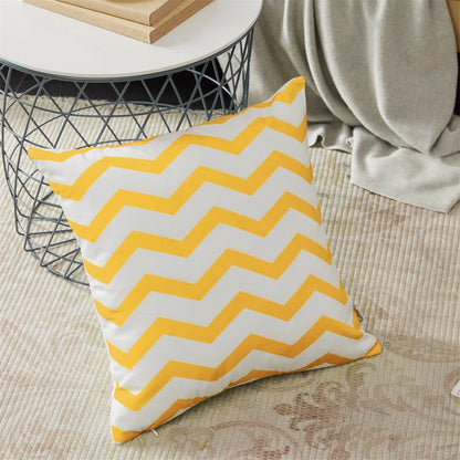 Geometric Cotton, Linen, Canvas Indoor/Outdoor Pillow Cover