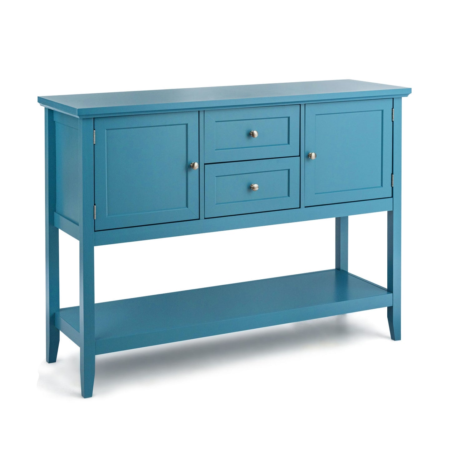 Wooden Sideboard Buffet Console Table  with Drawers and Storage