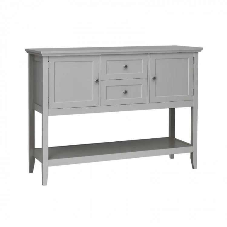 Wooden Sideboard Buffet Console Table  with Drawers and Storage