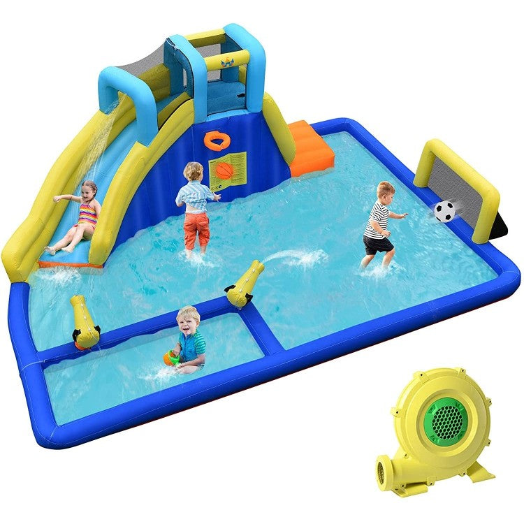 Inflatable Bounce House Water Slide Jump Bouncer without Blower