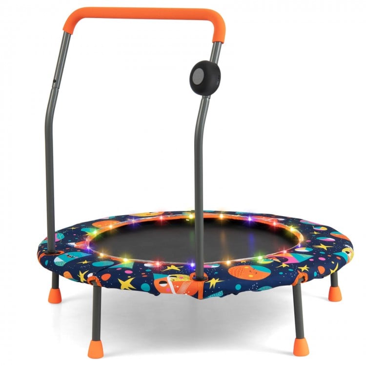 36 Inch Kids Trampoline Mini Rebounder with Full Covered Handrail