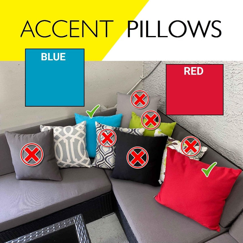 Water Resistant Throw Pillows 