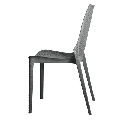 LM  Kent Outdoor Patio Plastic Dining Chair