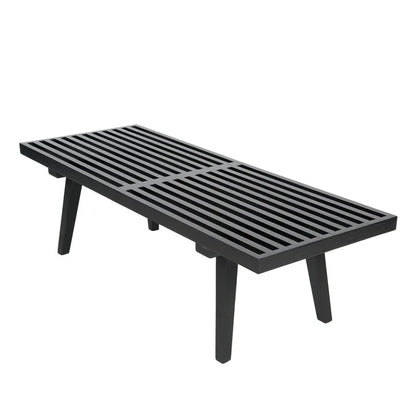 LM  Mid-Century Inwood Platform Bench - 4 Feet