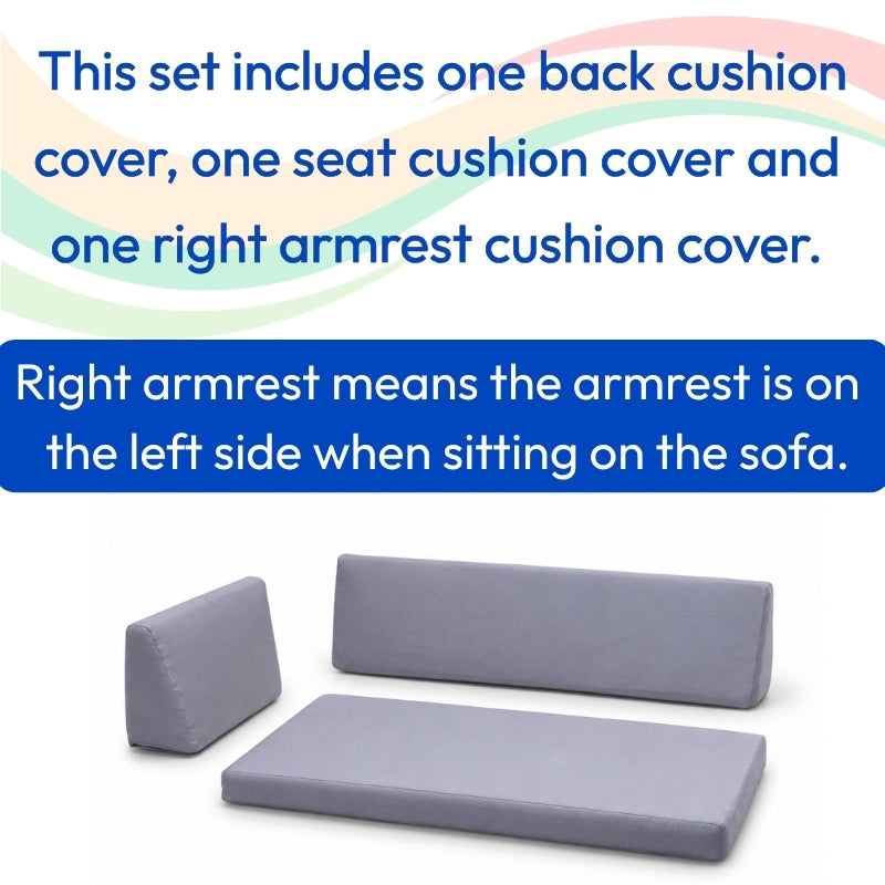 Housses de coussin de remplacement | Chaise longue droite de qualité supérieure. 