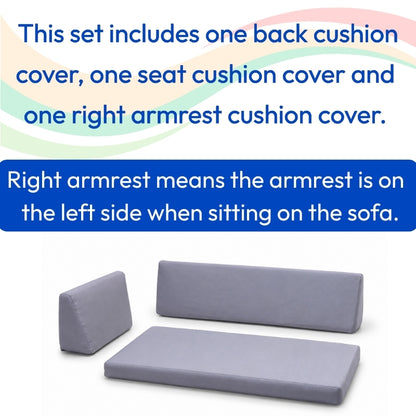 Housses de coussin de remplacement | Chaise longue droite de qualité supérieure. 