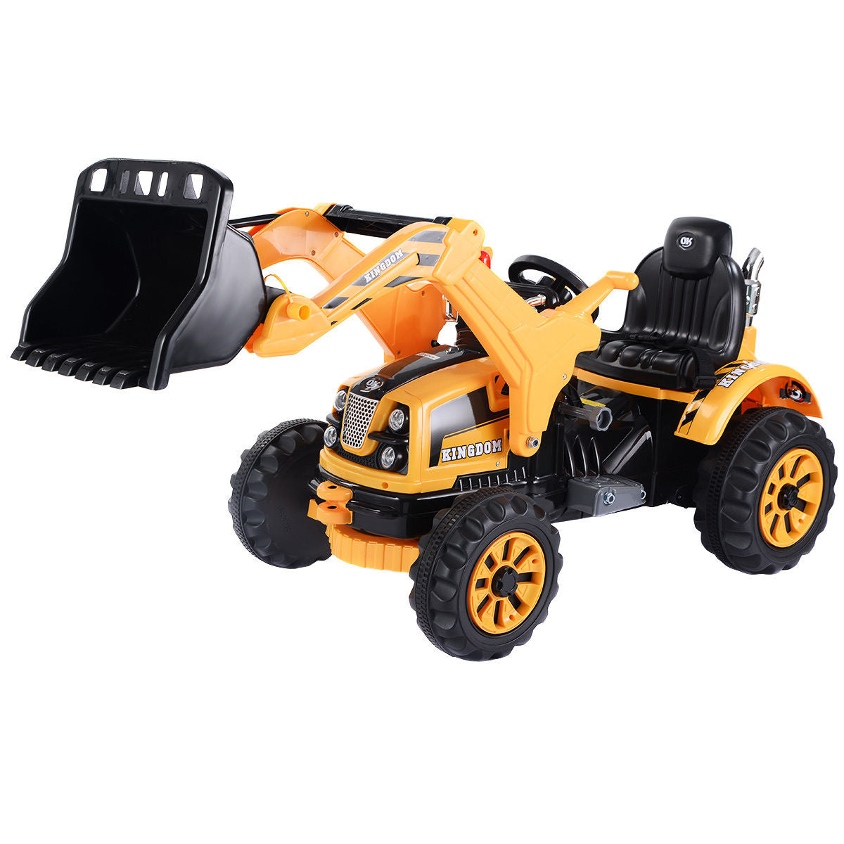 12 V Battery Powered Kids Ride on Dumper Truck-Yellow