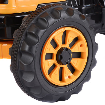 12 V Battery Powered Kids Ride on Dumper Truck-Yellow