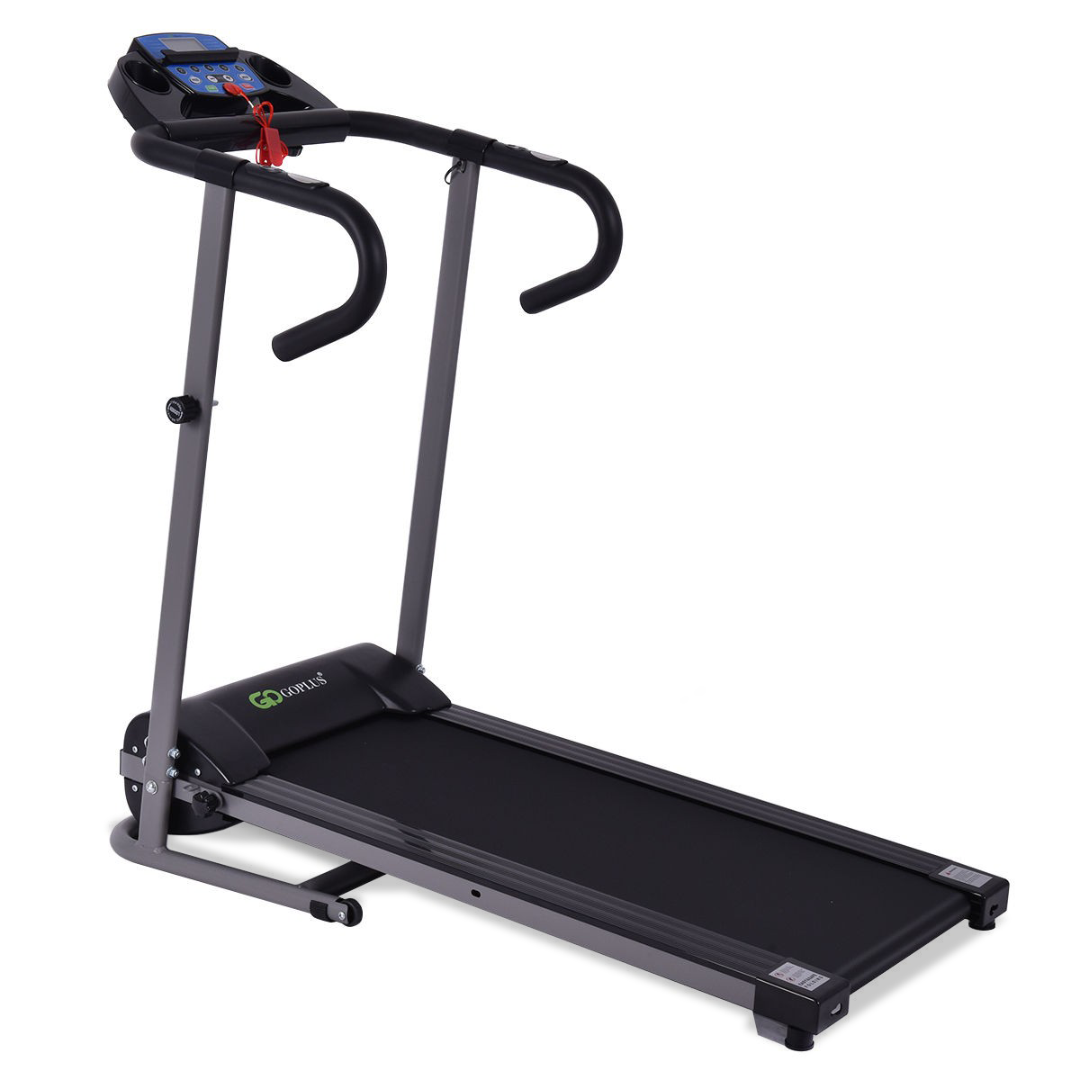 Electric Foldable Treadmill with LCD Display and Heart Rate Sensor