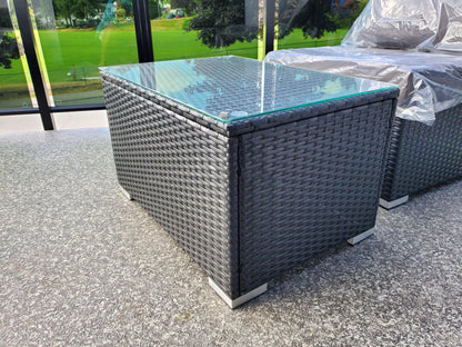 Tempered Glass Top Coffee Table 